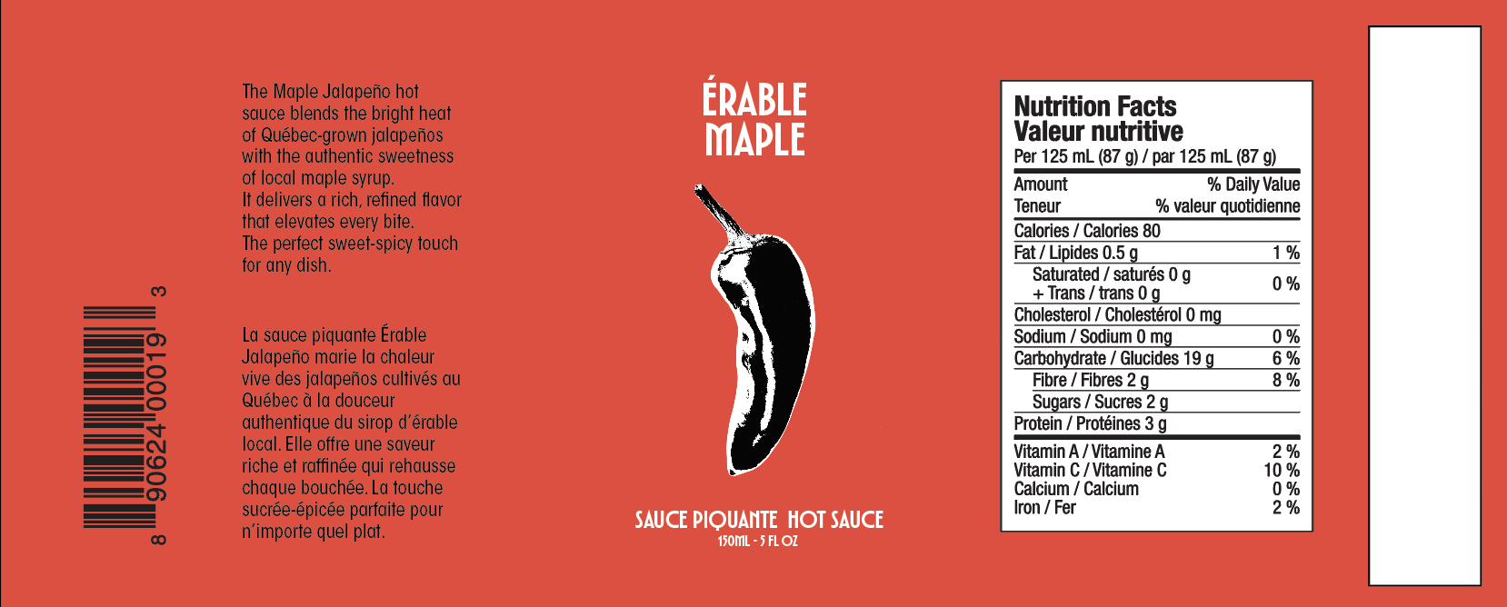 maple label hot sauce