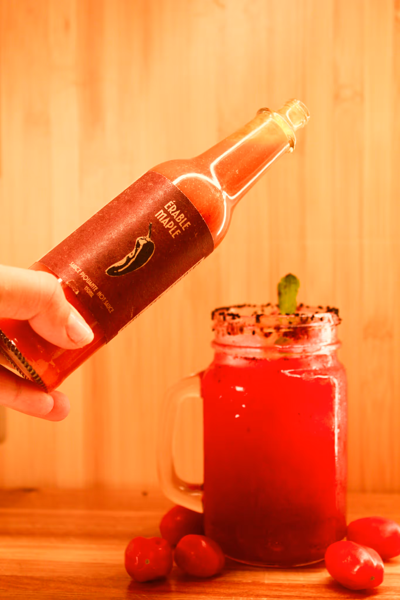 drink and bottles